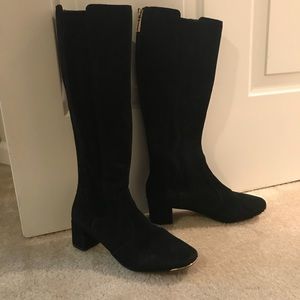 Tory Burch Black Suede Boots